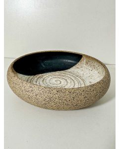 Cumbuca M Branco Aqualux | Preto Ágata Cor:Branco Aqualux | Preto Ágata 1