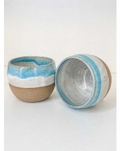 Conjunto Copo Bola P Branco Aqualux Azul Candy Cor:Branco Aqualux | Azul Candy 1