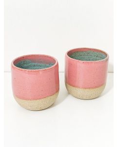 Conjunto Copo Bola P Rosa Quartzo Azul Esverdeado Cor:Rosa Quartzo | Azul Esverdeado 1