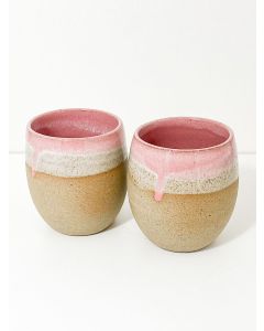 Conjunto Copo Bola P Branco Aqualux Rosa Quartzo Cor:Branco Aqualux | Rosa Quartzo 1