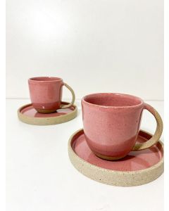 Dupla Xícara Afrodite Rosa Quartzo Cor:Rosa Quartzo 1