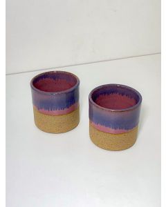 Conjunto Copo Expresso Reto Azul Turmalina | Malva Cor:Azul Turmalina | Malva 1