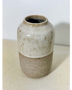 Vaso de Mesa Bilha Branco Flocos Cor:Branco Flocos 1