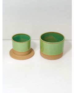 Manteigueira Francesa Verde Aventurina Cor:Verde Aventurina 1