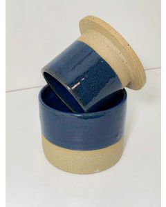 Manteigueira Francesa Azul Turmalina Cor:Azul Turmalina 1