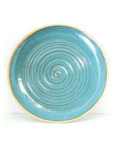 Prato Jantar G Clássico Azul Esverdeado Cor:Azul Esverdeado 1