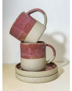 Conjunto Xícara Clean Café Malva Cor:Malva 1